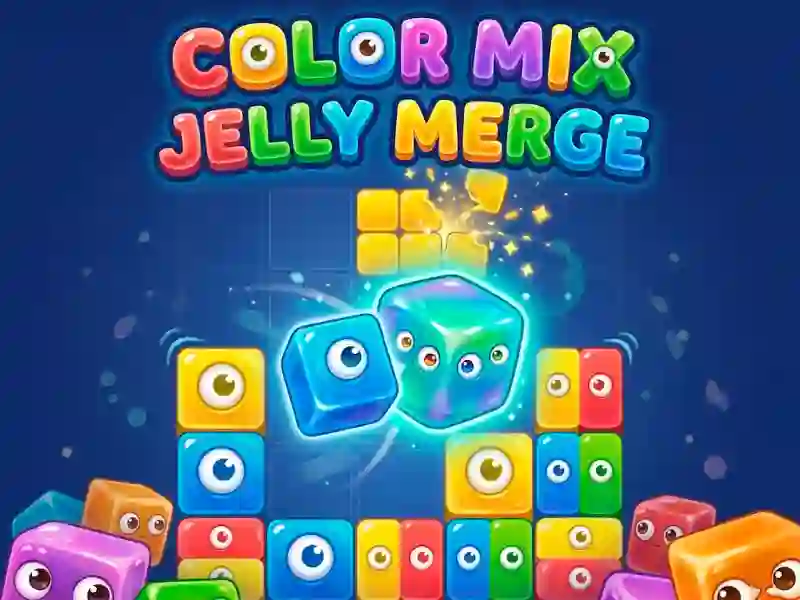 لعبة Color Mix - Jelly Merge على الانترنت