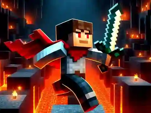 لعبة Mineblock Obby على الانترنت