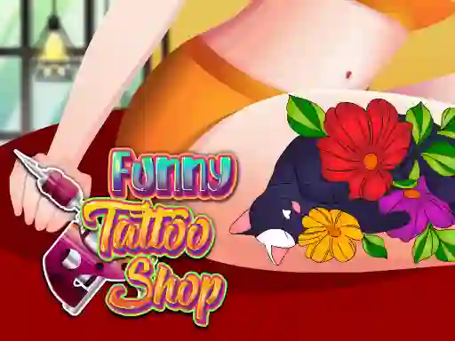 لعبة Funny Tattoo Shop على الانترنت