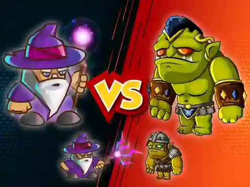 لعبة Wizard vs. Orcs على الانترنت