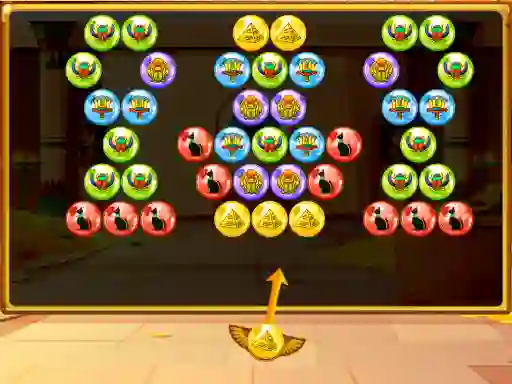 لعبة Bubble Shooter Egypt على الانترنت