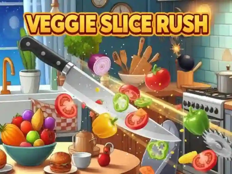 لعبة Veggie Slice Rush على الانترنت