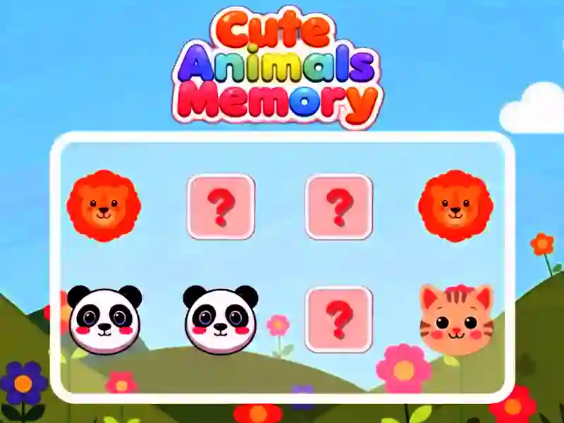 لعبة Cute Animals Memory على الانترنت