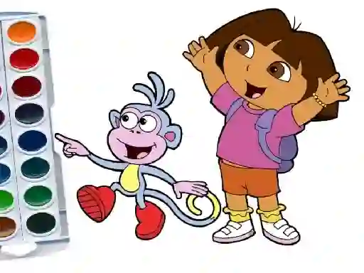 لعبة Dora The Explorer Coloring Book على الانترنت