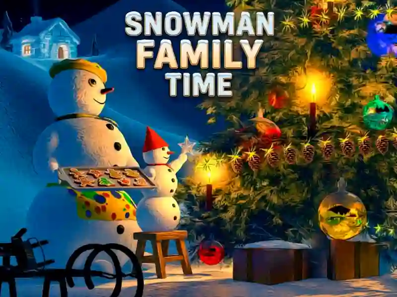 لعبة Snowman Family Time على الانترنت