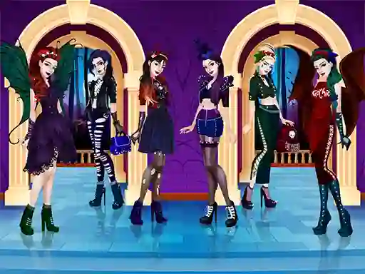 لعبة Gothic Dress Up على الانترنت