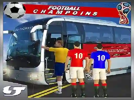 لعبة Football Players Bus Transport على الانترنت