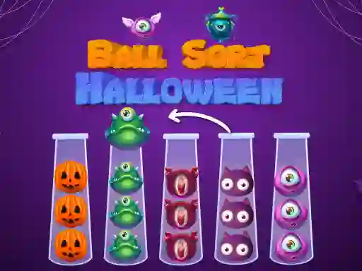 لعبة Ball Sort Halloween على الانترنت
