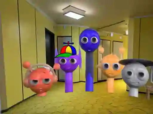 لعبة Sprunki Backroom Terrors Skibidi Toilet على الانترنت
