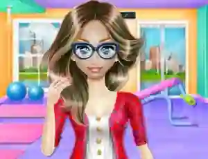 لعبة Nerdy Girl Fat to Fit على الانترنت