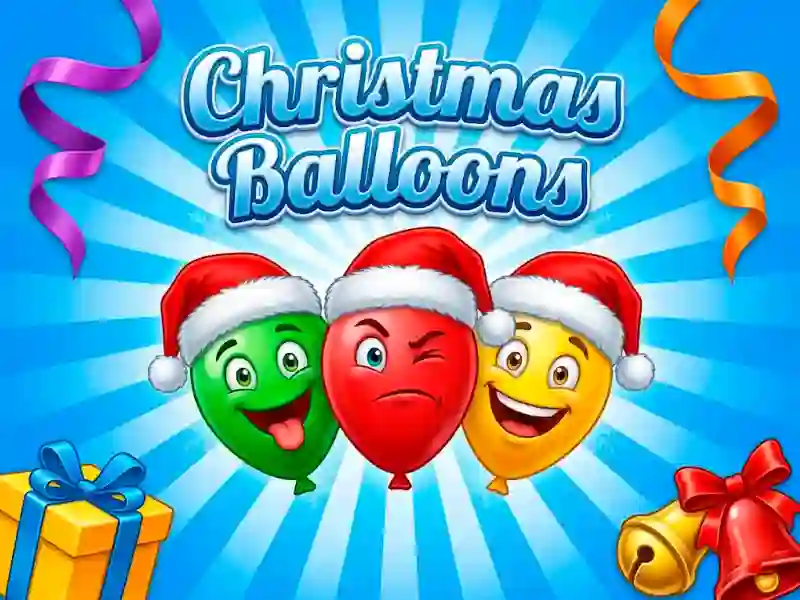 لعبة Christmas Balloons على الانترنت