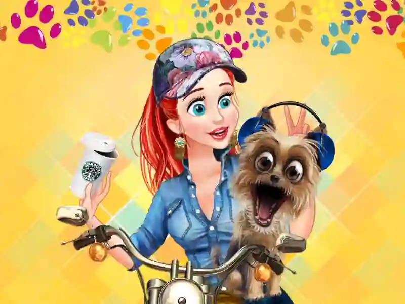 لعبة Princesses & Pets Photo Contest على الانترنت
