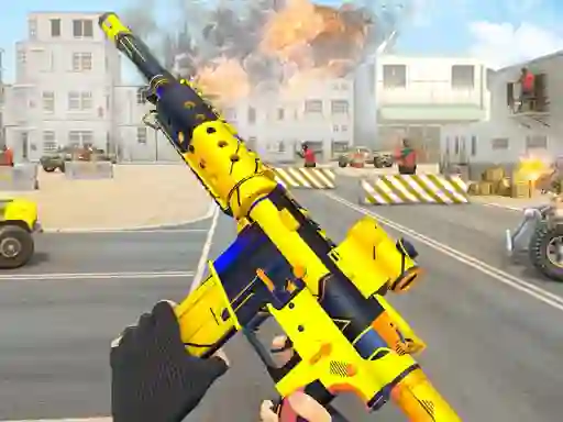 لعبة TPS Gun War Shooting Games 3D على الانترنت