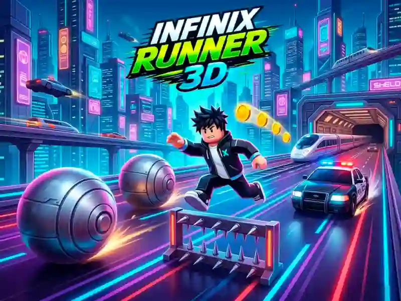 لعبة Infinix Runner 3D على الانترنت