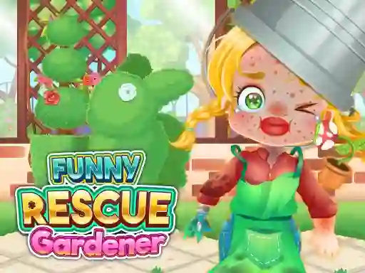 لعبة Funny Rescue Gardener على الانترنت