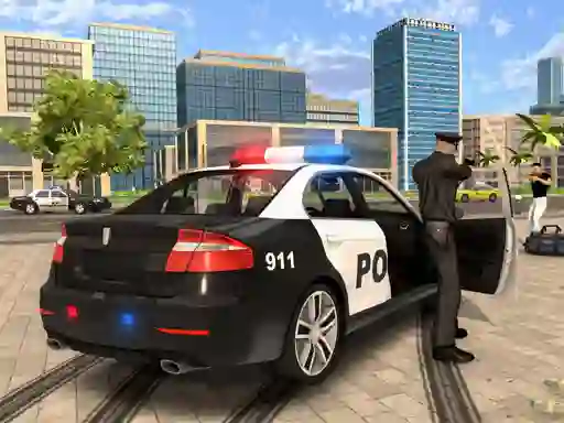 لعبة Cartoon Police Car على الانترنت