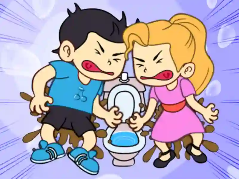 لعبة Toilet Rush Race: Draw Puzzle على الانترنت