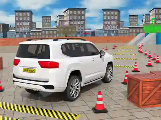 لعبة Prado Car Parking Games Sim على الانترنت