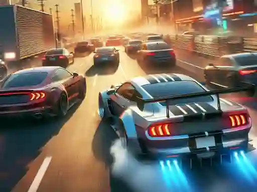 لعبة Crazy City Race على الانترنت