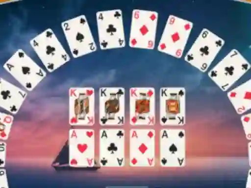 لعبة Crescent Solitaire على الانترنت