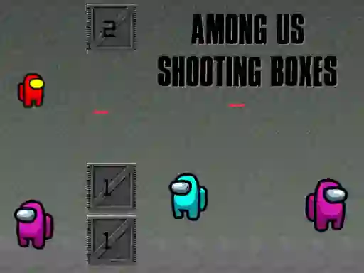 لعبة Among Us Shooting Boxes على الانترنت