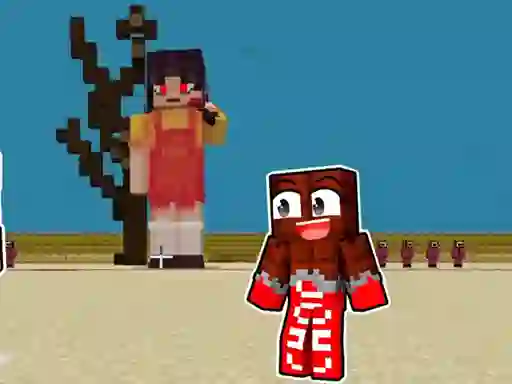 لعبة Squid Game Minecraft على الانترنت