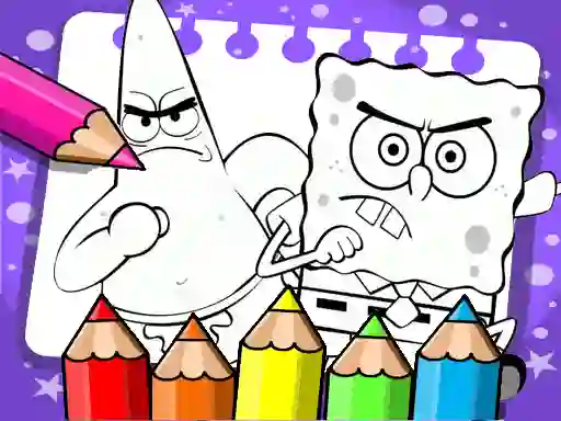 لعبة Sponge Bob Coloring Book على الانترنت