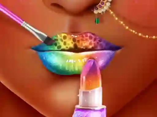 لعبة Princess Lip Art Salon على الانترنت