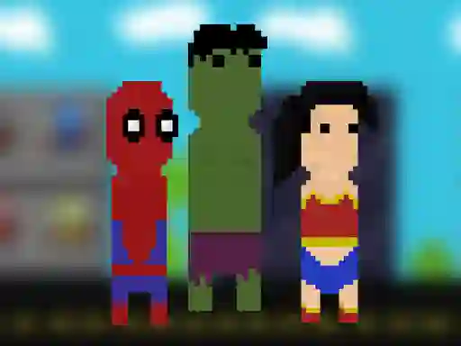 لعبة Super Heroes Runner على الانترنت
