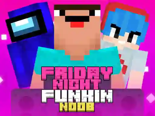 لعبة Friday Night Funkin Vs Noobs على الانترنت