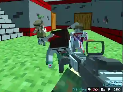 لعبة Blocky Wars Advanced Combat Swat على الانترنت