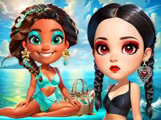 لعبة Wave Chic Ocean Fashion Frenzy على الانترنت