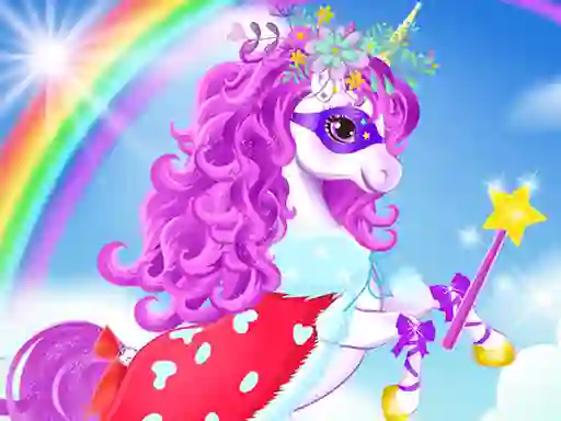 لعبة Baby unicorn dress up على الانترنت