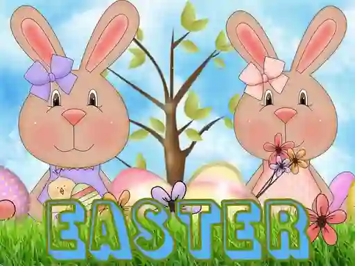 لعبة Easter Puzzle على الانترنت