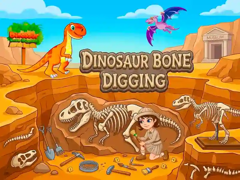 لعبة Dinosaur Bone Digging على الانترنت