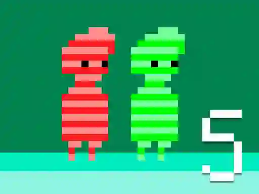 لعبة Red And Green 5 على الانترنت