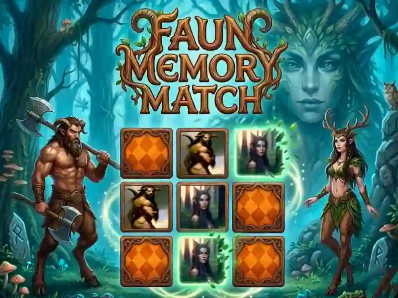 لعبة Faun Memory Match على الانترنت