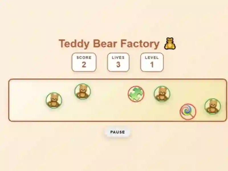 لعبة Teddy Bear Factory على الانترنت