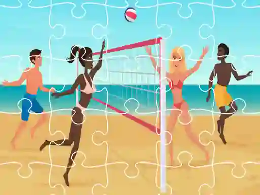 لعبة Beach Volleyball Jigsaw على الانترنت