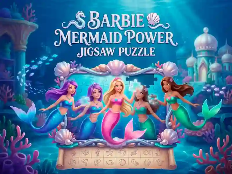 لعبة Barbie Mermaid Power Jigsaw Puzzle على الانترنت