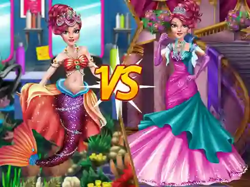 لعبة Mermaid vs Princess على الانترنت