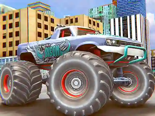 لعبة Monster Truck Stunt Driving Simulation على الانترنت