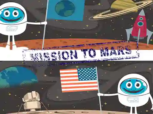 لعبة Mission To Mars Differences على الانترنت