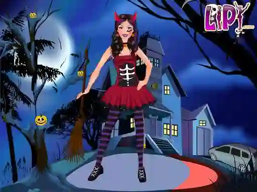 لعبة Halloween Doll Party Fashion على الانترنت