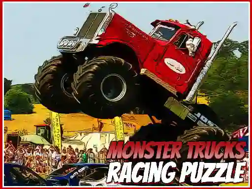 لعبة Monster Trucks Racing Puzzle على الانترنت