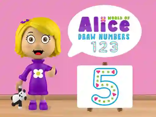 لعبة World of Alice Draw Numbers على الانترنت