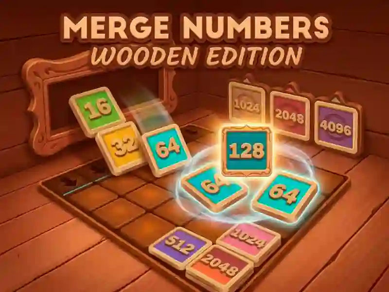 لعبة Merge Numbers Wooden Edition على الانترنت