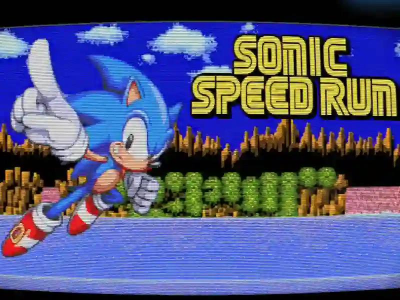 لعبة Sonic Speed Run على الانترنت