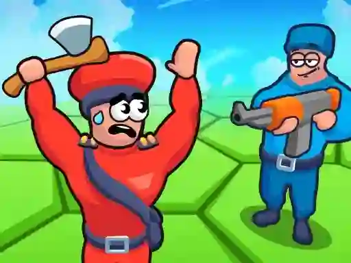 لعبة Tile Hex World: Red vs Blue على الانترنت