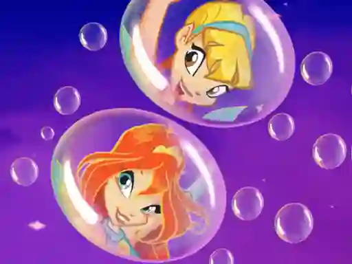 لعبة Draw Winx Bubble Path على الانترنت